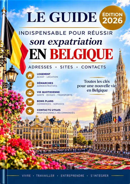 Couverture du guide pour réussir son expatriation en Belgique, édition 2026