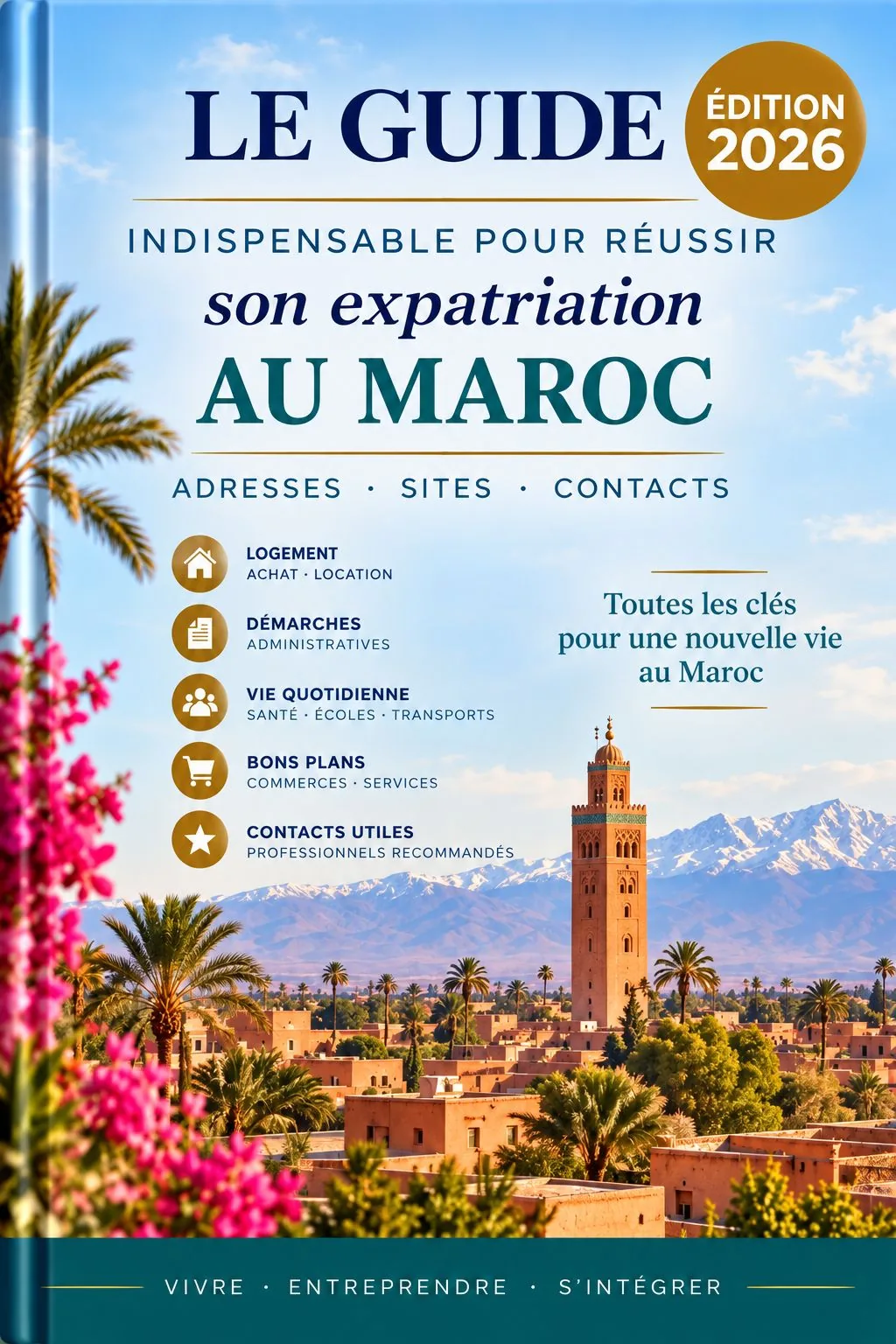 Cover of the 2026 guide to moving to Morocco