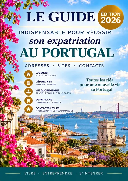 Couverture du guide pour réussir son expatriation au Portugal, édition 2026