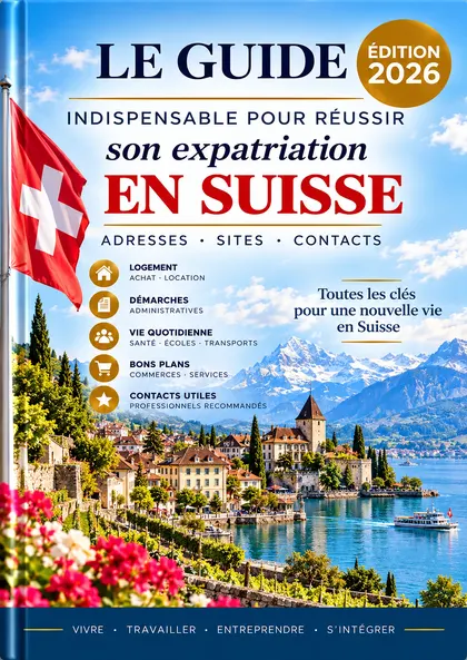 Couverture du guide pour réussir son expatriation en Suisse, édition 2026