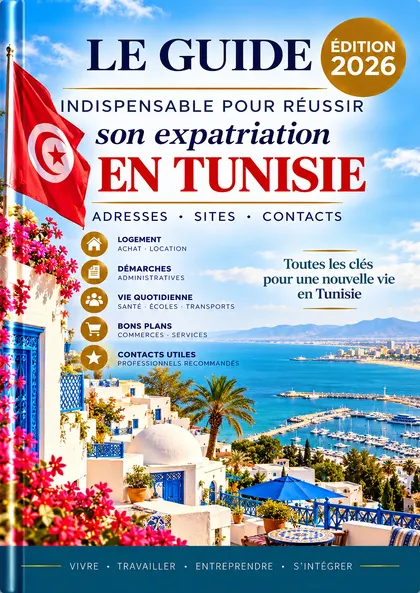 Couverture du guide pour réussir son expatriation en Tunisie, édition 2026